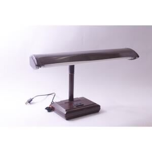 MCM, Gooseneck, Lamp, Brown, Large, Fluorescent Bulb, Lamp, Decor, Lighting,, 25